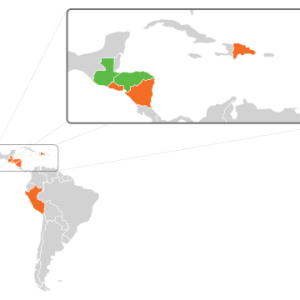 Mapa Centro America Zika